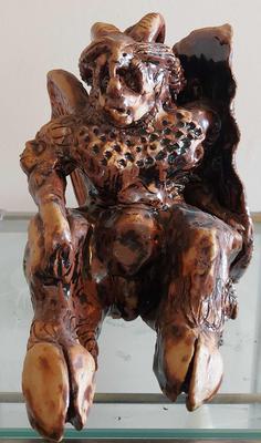 HANDMADE CERAMIC GARGOYLE