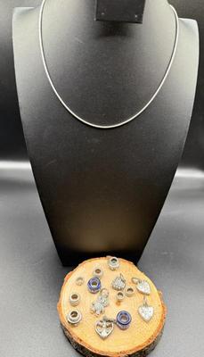 Brighton Silver-Tone Necklace With Multiple Brighton Charms
Lot #: 83