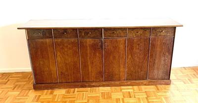 1960’s Milo Baughman walnut credenza 