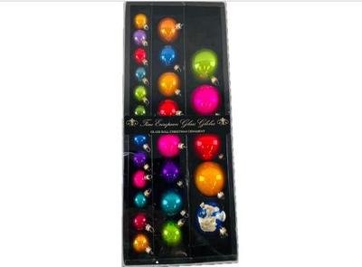 Sale Photo Thumbnail #65: Collection Of Glass Christmas Balls