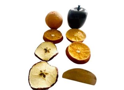 Sale Photo Thumbnail #48: Resin & Wooden Faux Fruits With Basket & Additional Popourri