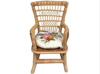 Sale Photo Thumbnail #178: American Girl Samantha Wicker Birthday Chair