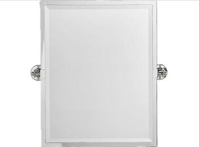 Sale Photo Thumbnail #27: Pottery Barn Chrome Pivoting Beveled Glass Mirror