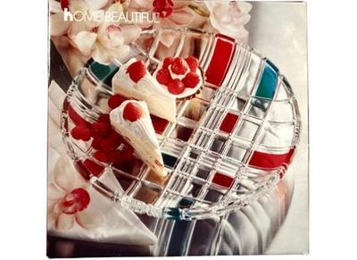 Sale Photo Thumbnail #124: Home Beautiful Holiday Plaid 12.5" Serving Platter With Original Box