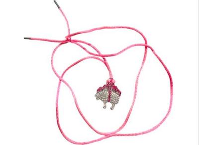 Sale Photo Thumbnail #138: Brooks Brothers "Golden Fleece" Trademark - Enamel & Crystal Costume Pendant On Silk Cording