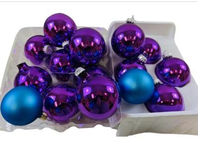 Sale Photo Thumbnail #58: Collection Of Glass Christmas Balls