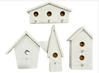 Sale Photo Thumbnail #190: Wooden Miniature Bird House Decor