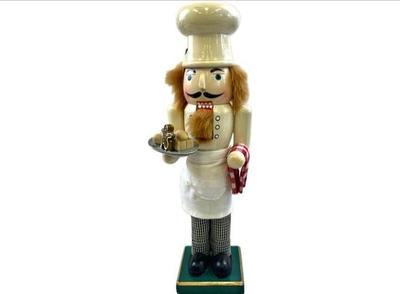 Sale Photo Thumbnail #147: Baker Nutcracker With Chef's Hat
