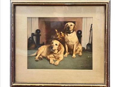 Sale Photo Thumbnail #24: Framed "Studio Boris" Vintage Dog Print