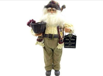 Sale Photo Thumbnail #152: Santa Christmas Figure - Signed "Karen Didion Originals"