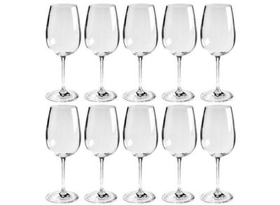 Sale Photo Thumbnail #88: Set Of Ten Large Wine Goblets