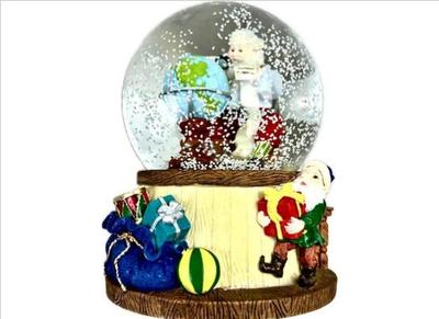 Sale Photo Thumbnail #66: Musical Snow Globe Christmas Decor