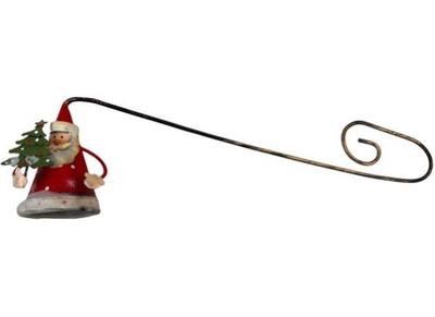 Sale Photo Thumbnail #84: Toleware Christmas Candle Snuffer