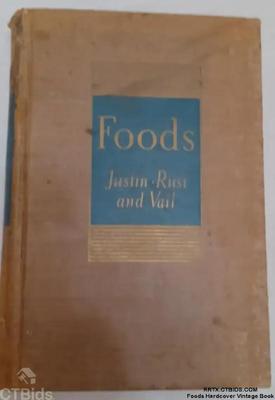Foods hardcover vintage book ctorrtx