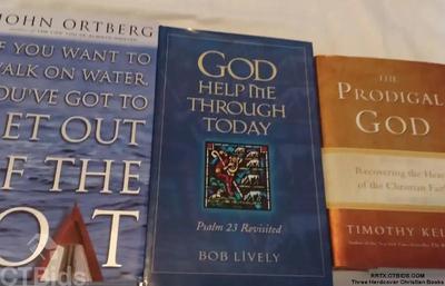 Three hardcover christian books ctorrtx