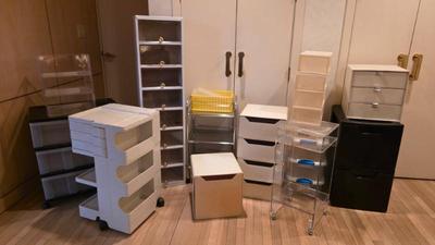 Joe Columbo art, MCM stackables, organizer containers