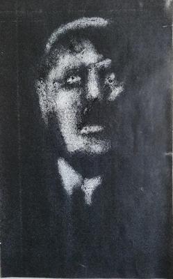 "BUSINESS REVERSAL" GRAPHITE GRAPHIC BY DAVID MACINNES 