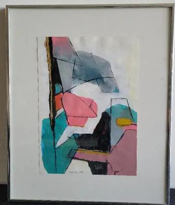 "UNTITLED VIII" ORIGINAL ABSTRACT PAINTING BY DAVID MACINNES