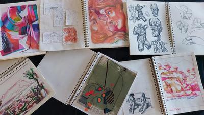 SKETCH BOOKS BY DAVID MACINNES 1