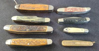 COLLECTION OF POCKET KNIVES