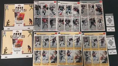 NFL TRADING CARDS AND SUPER BOWL ADVERTISEMENT 