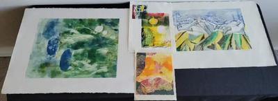 COLORFUL MONOTYPES BY MARGARET MACINNES