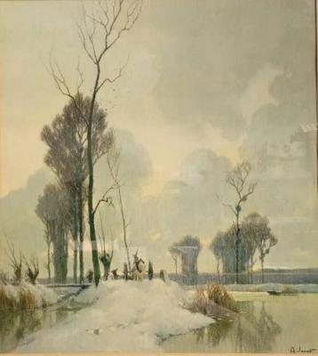 ALEXANDER LOUIS JACOB FRAMED PRINT