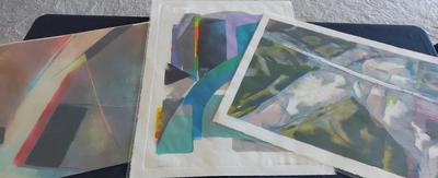 "EARLY SNOW" AND OTHER ORIGINAL ARTWORKS BY DAVID MACINNES 