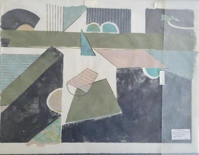 "ANCIENT BATTLEFIELDS" AND "ANCIENT BATTLEFIELDS I" COLORFUL PRINTS BY DAVID MACINNES