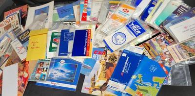 AIRLINE BROCHURES AND LITERATURE MYSTERY LOT 