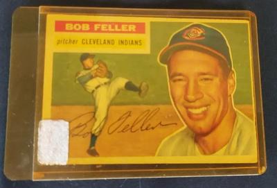 BOB FELLER BASEBALL CARD