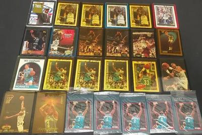 ORLANDO MAGIC AND CHARLOTTE HORNETS BASKETBALL TRADING CARDS