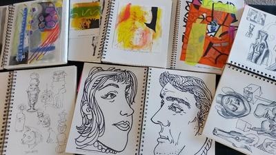 SKETCH BOOKS OF ARTIST DAVID MACINNES 3