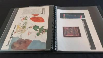 ART PORTFOLIO WITH PRINTS AND MORE