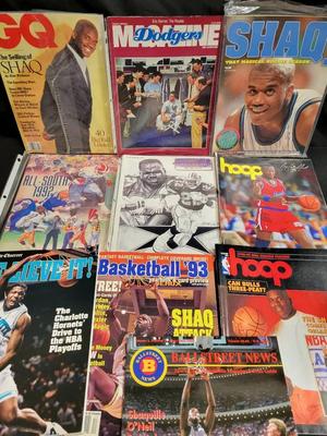 TEN VARIOUS SPORTS MAGAZINES 