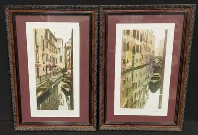 VENICE WATERCOLOR PRINTS SIGNED AND NUMBERED
