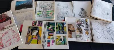 SKETCH BOOKS BY ARTIST DAVID MACINNES 5