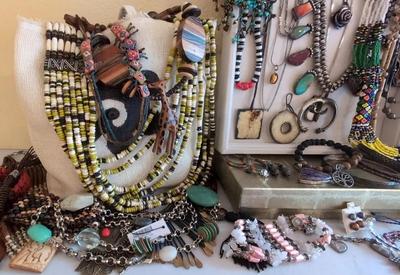 STERLING SILVER JEWELRY PLUS COSTUME JEWELRY 