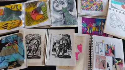 SKETCH BOOK BY ARTIST BY DAVID MACINNES 4