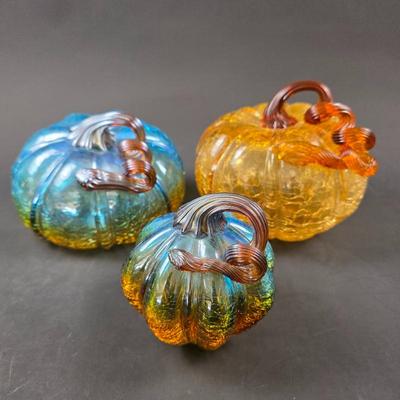 Glass pumpkins