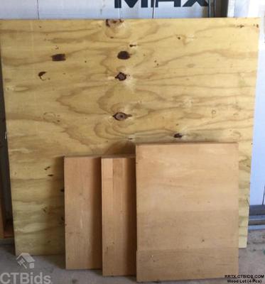 Wood lot 4 pcs)
