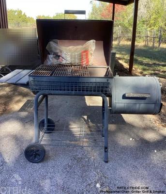Professional char griller grill smoker