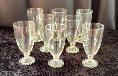 Vintage anchor hocking berwick pattern goblets with boopie bases2