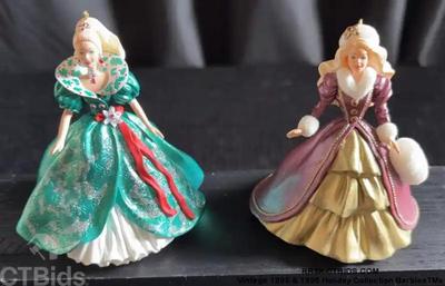 Vintage 1995 1996 holiday collection barbieatms
