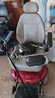 Pride jazzy full size power wheelchair and cane