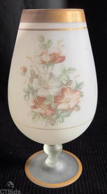 Vintage norleans frosted vase