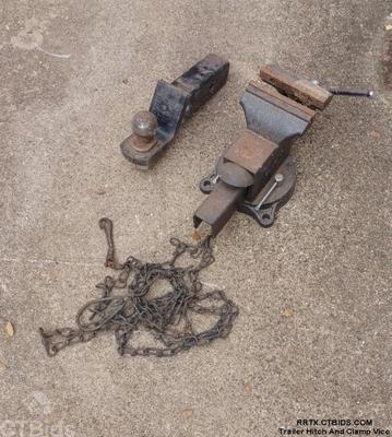 Trailer hitch and clamp vice