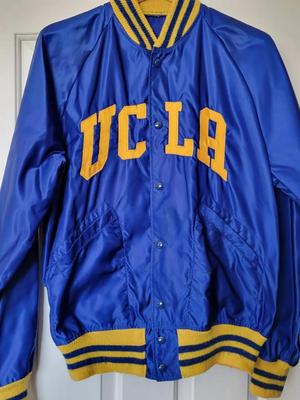 VINTAGE MEN'S UCLA BOMBER JACKET BY BUTWIN - SIZE L