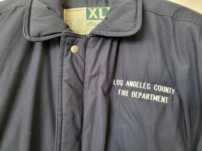 LOS ANGELES COUNTY FIRE DEPARTMENT MEN'S JACKET - SIZE XL