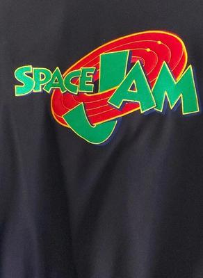 VINTAGE 1996 SIGNED "SPACE JAM" CAST AND CREW VARSITY JACKET - SIZE XXL